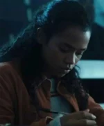 Taylor Russell Escape Room 2 Tournament of Champions Brown Jacket
