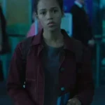 Taylor Russell Escape Room 2 Tournament of Champions Maroon Jacket