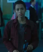 Taylor Russell Escape Room 2 Tournament of Champions Maroon Jacket