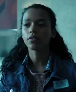Taylor Russell Escape Room Denim Trucker Jacket
