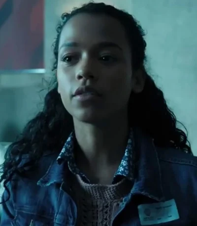 Taylor Russell Escape Room Denim Trucker Jacket