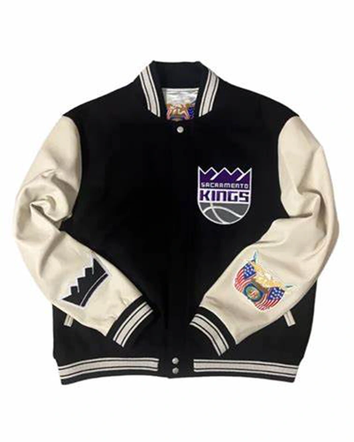 Taylor Sacramento Kings Bomber Jacket Taylor Sacramento Kings Bomber Jacket