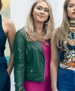 Tea Stjärne Barracuda Queens Green Leather Jacket