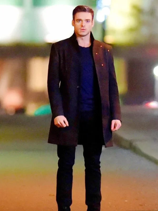 The Eternals Ikaris Mid Length Black Coat
