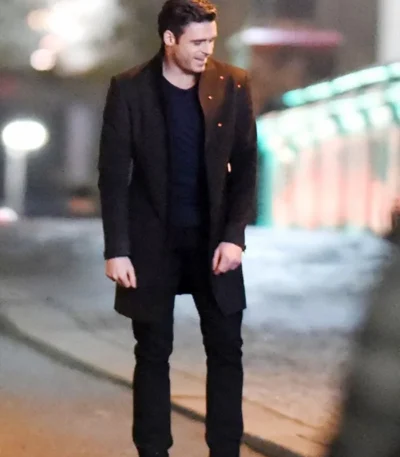 The Eternals Ikaris Mid Length Black Coat