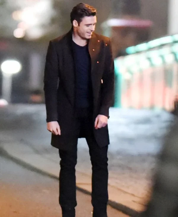 The Eternals Ikaris Mid Length Black Coat