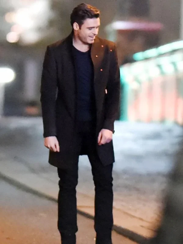 The Eternals Ikaris Mid Length Black Coat