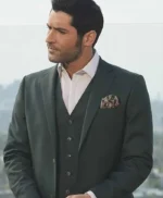 Thomas Ellis Lucifer Morningstar Green Suit