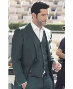 Thomas Ellis Lucifer Morningstar Green Suit