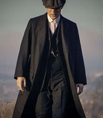 Thomas Shelby Peaky Blinders Black Trench Coat