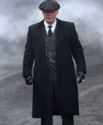 Thomas Shelby Peaky Blinders Black Trench Coat