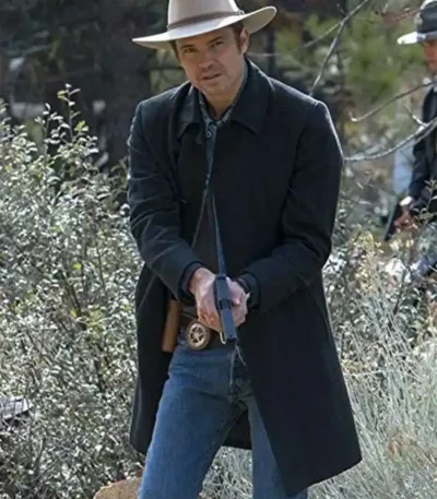 Timothy Olyphant Justified Long Coat
