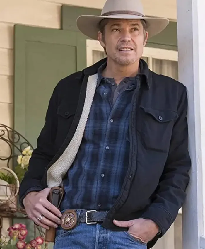 Timothy Olyphant Justified Sherpa Jacket Timothy Olyphant Justified Sherpa Jacket