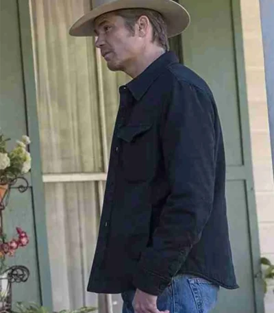 Timothy Olyphant Justified Sherpa Jacket