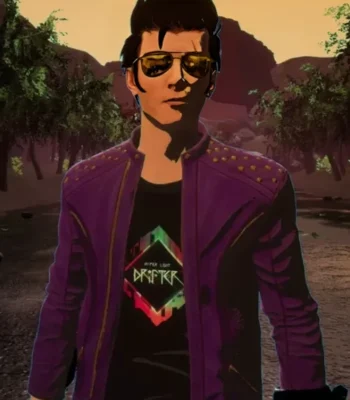 Travis Strikes Again No More Heroes Purple Jacket