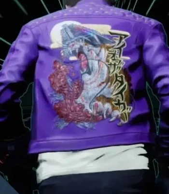 Travis Strikes Again No More Heroes Purple Jacket