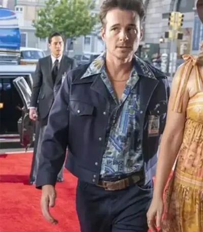 Trevor Dun Quantum Leap Blue Cotton Jacket