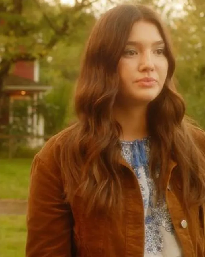 Tully Hart Firefly Lane Brown Cotton Jacket Tully Hart Firefly Lane Brown Cotton Jacket