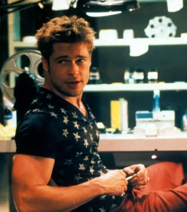 Tyler Durden Stars Printed T-shirt