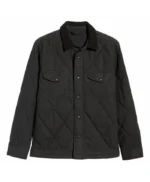 Tyler Locke and Key S2 E10 Black Quilted Jacket