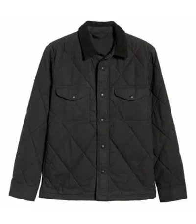 Tyler Locke and Key S2 E10 Black Quilted Jacket