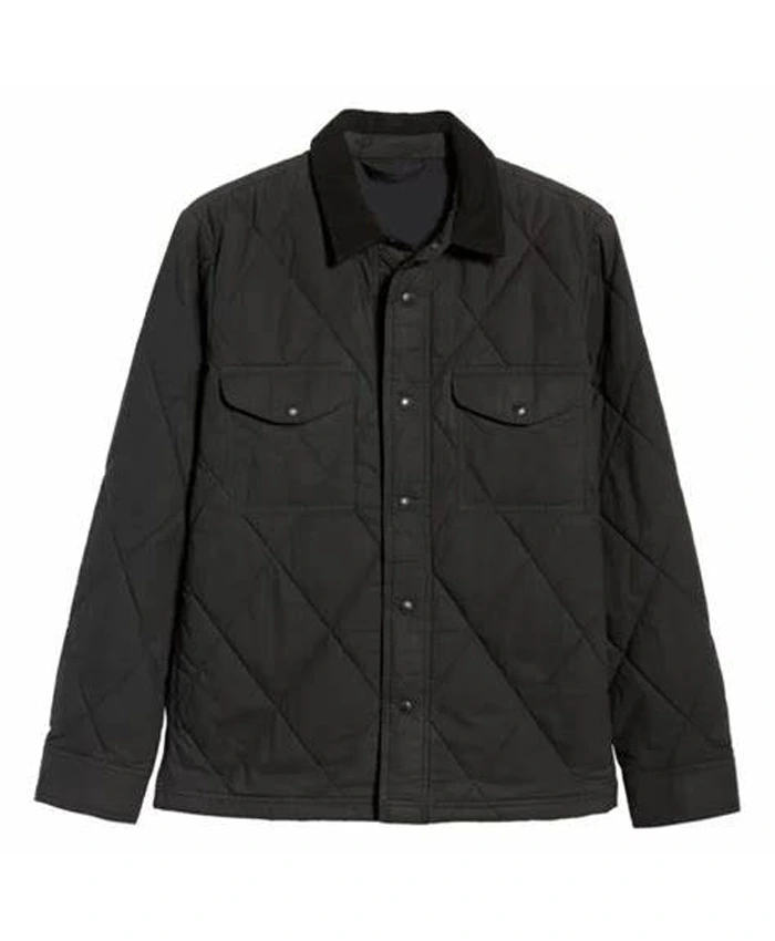 Tyler Locke and Key S2 E10 Black Quilted Jacket Tyler Locke and Key S2 E10 Black Quilted Jacket
