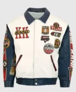 One Piece Usopp Leather Patch Jacket