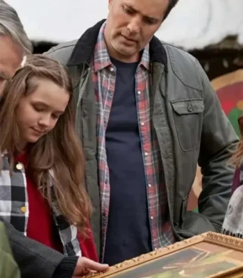 Victor Webster Mystery on Mistletoe Lane 2023 Cotton Jacket