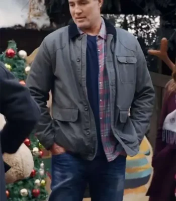 Victor Webster Mystery on Mistletoe Lane 2023 Cotton Jacket