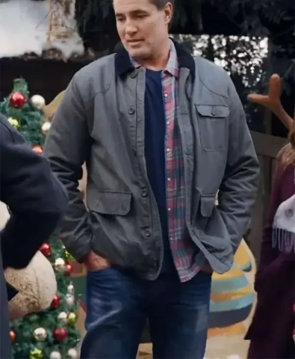 Victor Webster Mystery on Mistletoe Lane 2023 Cotton Jacket