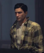 Video Game Mafia Player Plaid Bomber Jacket