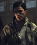 Video Game Mafia Player Plaid Bomber Jacket