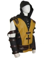 Scorpion Mortal Kombat X Gaming Yellow Hooded Jacket
