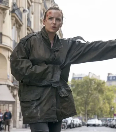 Villanelle Killing Eve Season 02 Jodie Comer Black Coat