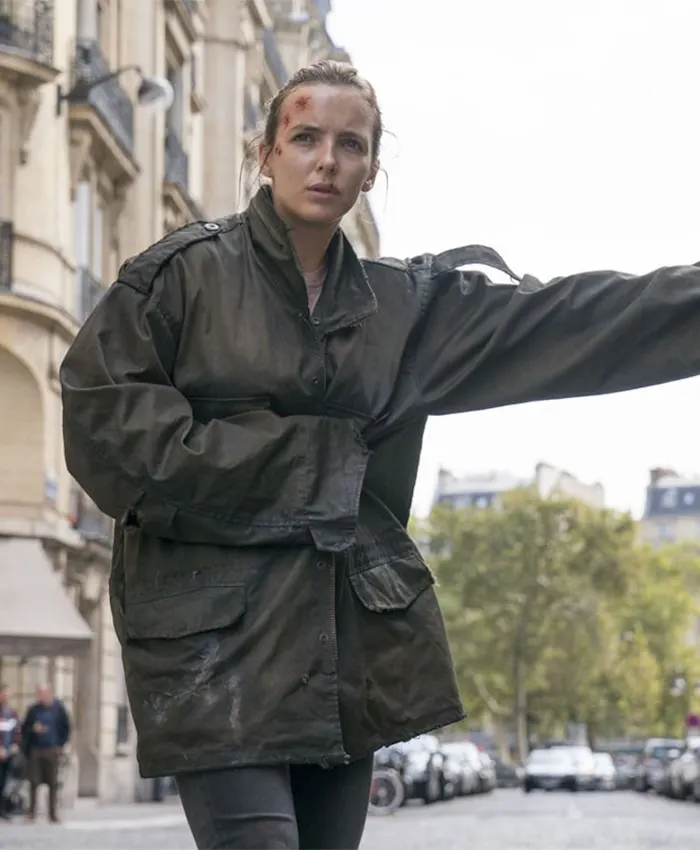 Villanelle Killing Eve Season 02 Jodie Comer Black Coat Villanelle Killing Eve Season 02 Jodie Comer Black Coat