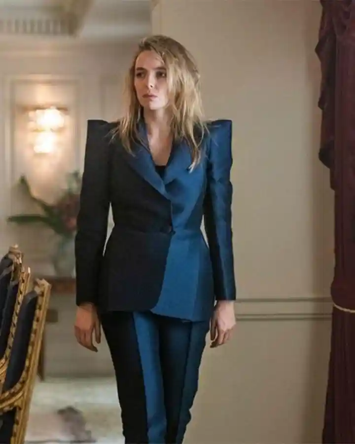 Villanelle Killing Eve Season 03 Jodie Comer Blue Blazer Villanelle Killing Eve Season 03 Jodie Comer Blue Blazer