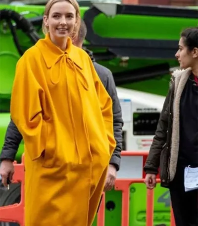 Villanelle Killing Eve Season 03 Yellow Long Coat