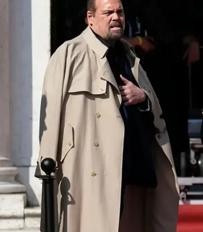 Vincent D’Onofrio Lift 2024 Beige Trench Coat