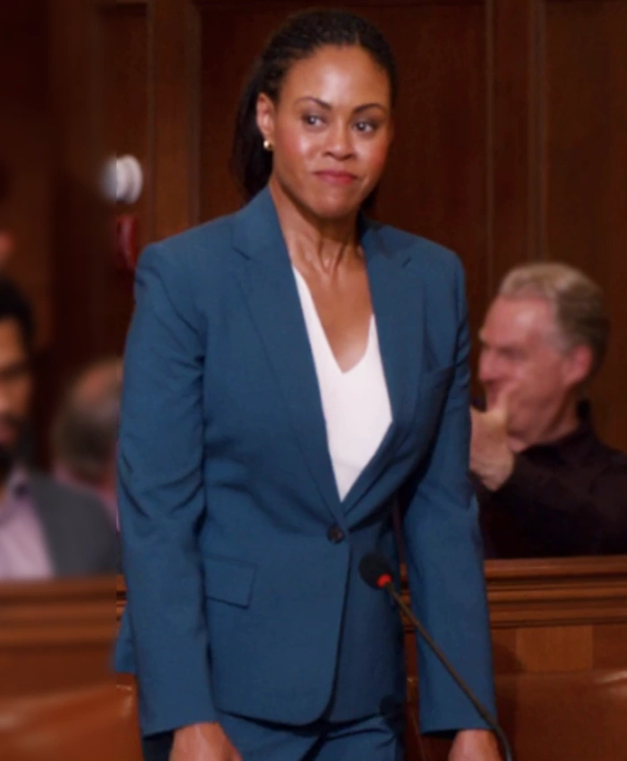 Vinessa Antoine Ginny and Georgia S03 Blue Blazer Vinessa Antoine Ginny and Georgia S03 Blue Blazer