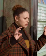 Viv Allen October Faction Plaid Coat
