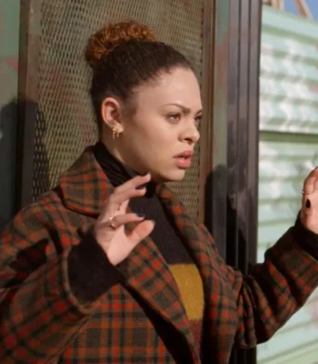 Viv Allen October Faction Plaid Coat