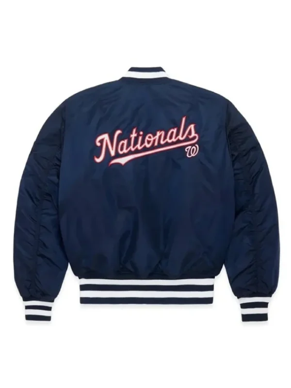 MA-1 Washington Nationals Navy Bomber Jacket