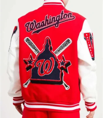 Mash Up Washington Nationals Varsity Jacket