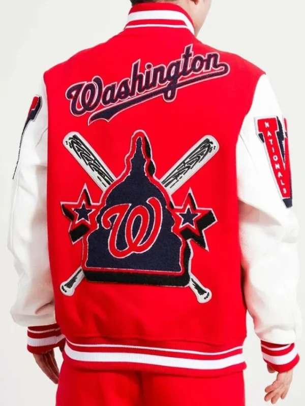Mash Up Washington Nationals Varsity Jacket