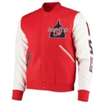 Washington Nationals Red/White Letterman Jacket