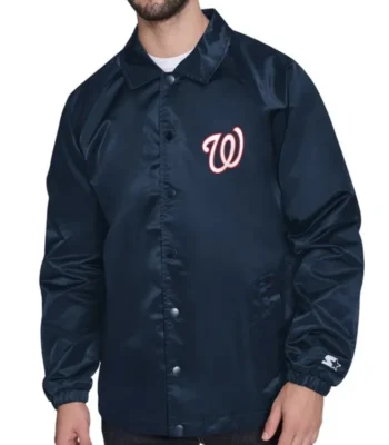 Washington Nationals Retro Logo Coaches Jacket