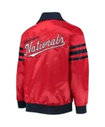 The Captain II Washington Nationals Red Satin Jacket