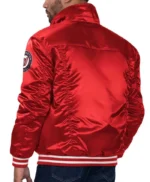 Washington Nationals Red Tab Satin Trucker Jacket