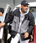 Will Smith King Richard Black and White Jacket