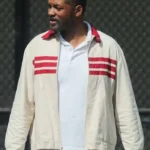 Will Smith King Richard White and Red Jacket